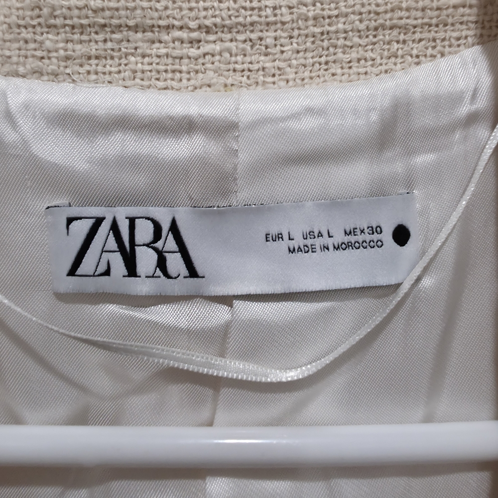 Zara Cream Blazer - Picture 3 of 5
